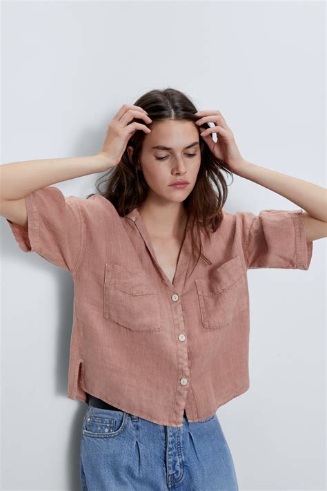 zara oversized t shirt women's.